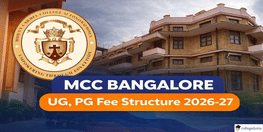MCC Bangalore Fee Structure For Session 2026